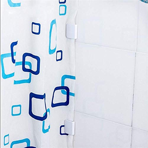 Genenic Shower Curtain Clips Anti Splash Spill Stop Water Leaking Guard Bath(Pair)