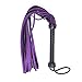 BDSM Leather Whip Sex Toy | Fetish Adult Sex Toy Purple Flogger for Couples