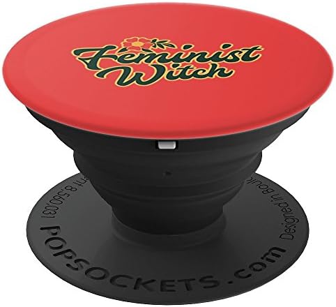 Feminist witch design retro feminism witchy - PopSockets Grip and Stand for Phones and Tablets