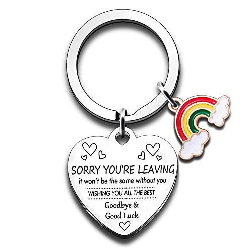 Nimteve Leaving Gifts for Colleagues Women Men Keyring Good Luck Gift New Job Gifts Going Away Presents for Colleagues Sorry your Leaving Gifts