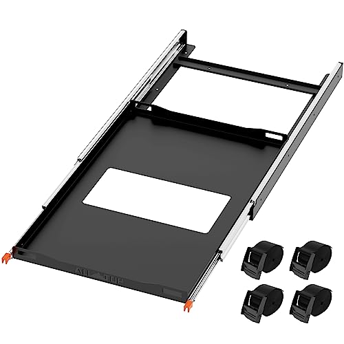 Photo 1 of ALL-TOP Fridge Slide (Inner 29.3 x 18.7in) Vehicle Refridgerator Freezer Slider with 4 Buckle Straps, Universal Fit, Max 287 LBS, 3rd Gen