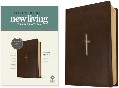 NLT Compact Giant Print Zipper Bible, Filament Enabled
