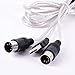 Sizet 5-Pin MIDI Cable Keyboard Music to USB PC Converter
