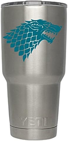 Game of Thrones Decals for Yeti cups TEAL (Tumbler not included) - Sticker for Tumbler - Decals for tumblers - Cup Decals - Mug Decals - Car Sticker - Car Decal - Window Sticker - Auto decals(Teal)