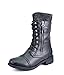 Dream Pairs Round Toe Lace up Military Combat Boots