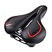 OUTERDO Bike Saddle Mountain Bike Seat Breathable Comfortable Bicycle Seat with Central Relief Zone and Ergonomics Design Fit for Road Bike and Mountain Bike