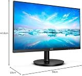Philips 241V8L 24 Inch FHD Monitor 75Hz 4ms VA LowBlue Flickerfree HDMI VGA view 7