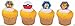 DecoPac 24 Pokemon I Choose You Cupcake Rings Cake Toppers