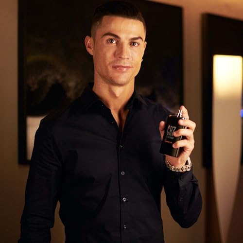 Cristiano Ronaldo CR7 Game On - Perfume para hombres - Esencia amaderada y seductora - Esencia tropical y densa - Estética oscura y sofisticada - Atrevida y de larga duración - EDT Spray 100 ml