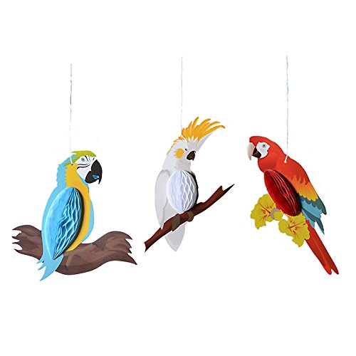 paper-jazz-16pcs-Parrot-Tropical-Birds-Honeycomb-Paper-Pom-Poms-Lanterns-for-Wedding-Birthday-Summer-Beach-Seaside-Hawaiian-Luan-Tiki-Party-Decorations-Yellow-Blue-Green-Color-Parrot-kit