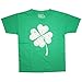 Happy Family Big Boys Lucky Four Leaf Clover Youth T-Shirt