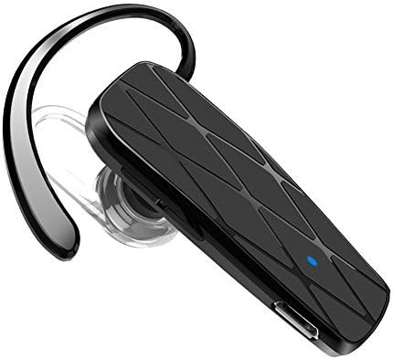 Wireless Earpiece, AiSpeed Bluetooth Headset Ultra Earbuds Clear Voice Headphone Noise-Cancelling Earphone with Microphone for Safe Driving Compatible with iPhone LG Motorola Samsung -H62 Black
