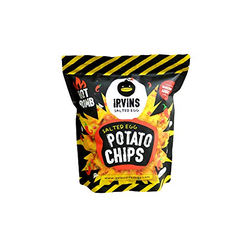 IRVINS Salted Egg Potato Chips HOT BOMB 230g (LARGE SIZE)