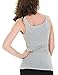 Caramel Cantina 4 Pack Junior's Skinny Tank Top (Large, Black/White/Navy/Grey)