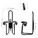 DIMPLES EXCEL Water Bottle Cages, Bike Bicycle Lightweight Water Bottle Holder Cages Brackets (2 Pack (Black + Black))