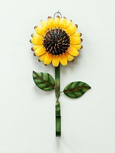 Metal Sunflower Decor Home Hook Home&Kitchen Keysapron Hook Decor