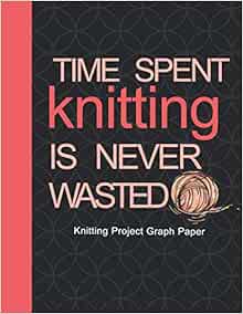 knitting project graph paper knitting chart design notebook 45 ratio