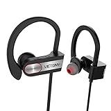 VICTONY In-the-Ear Bluetooth Headphones,Wireless Sports Headphones,Sweatproof Running Gym Stereo Headsets Silvery Q7(silver)