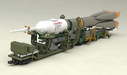 Good Smile Soyuz Rocket & Transport Train 1: 150 Scale Plastic Model Kit - Thumbnail 5