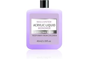 Gadcrystal Monomer Acrylic Nail Liquid,Nail Acrylic Liquid 40ml/1.3fl.oz,Acrylic Liquid for Nails,Acrylic Liquid Monomer,Acrylic Liquid for Acrylic Powder Nails Extension for Nail Art Manicure DIY