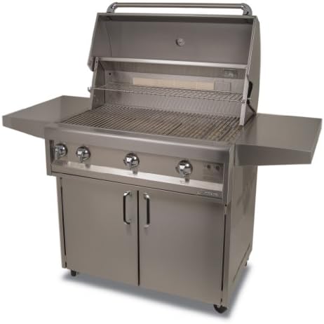 Artisan Grills ART-36C-LP 75000 BTU Cart/Portable Model Propane Grill/BBQ with Rotisserie and Lights, 36-Inch