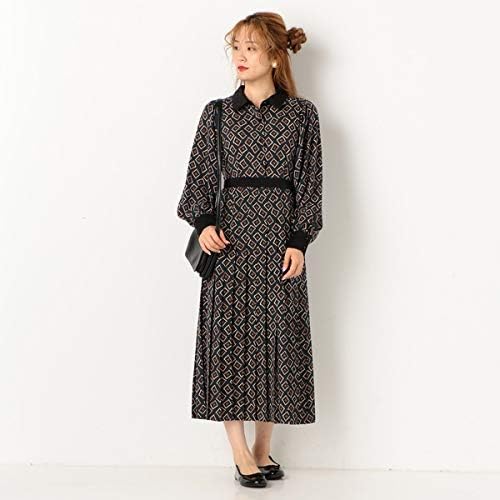 Amazon Co Jp アルシーヴ Archives 幾何学プリーツワンピース Green M 服 ファッション小物