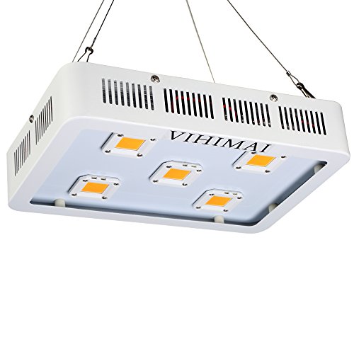 VIHIMAI 1500w COB Led Grow Light Full Spectrum with UV and IR for Indoor Plant Greenhouse Hydroponic Veg and Flower X5 1500watt