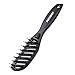 FIXBODY Vented Brush with Boar Bristle for Blow Drying, Styling and Solon, Curved Design Detangling Hair Brush for Men and Women, Massage Scalp and Added Extra Volume