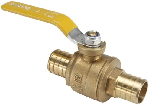 BestPEX 51184 Metal Long Handle Ball Valve, 1" Size