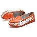 Fheaven Women Flats Shoes Slip On Comfort Shoes Flat Shoes Loafers (US:7, orange)