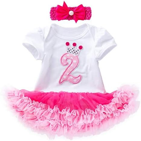 MITIY 2PCS Dress+Headband Toddler Baby Girls Sleeveless Flower Soild Outfits Set White