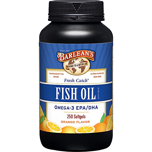 Barlean's Fish Oil Omega 3 Supplement, EPA & DHA Fatty Acid Softgels