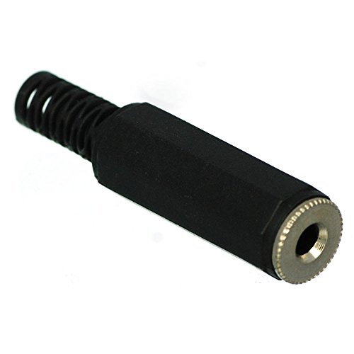 CESS 1/8 Inch 3.5mm Mono TS Female Jack Socket Connector Soldering (LW) (10 Pack)