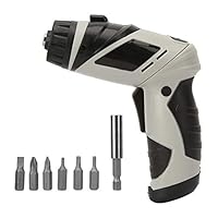 Meiyya Electrical Screwdriver,6V Rechargeable Cordless AA Battery Electric Screwdriver Drill with Various Screw Bits