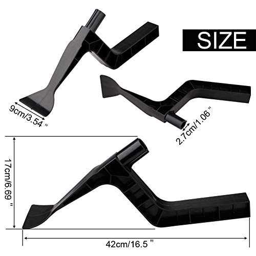 Pannow Gutter Cleaning Spoon and Scoop, Roof Gutters Cleaning Tool for Garden, Ditch, Villas, Townhouses