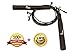 Jump Rope Effective for Workout, Speed Training, Double Unders, Boxing, MMA and Fitness - Adjustable for Adults and Kids w/ Bearing Balls - Carry Bag Included and 3 Premium Bonus eBooks by FitEat.