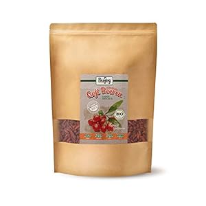 Biojoy BIO-Goji bessen, gedroogd, wolfberries, ongezoet en vrij van zwavel (1 kg)