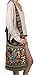 Women Hobo OM Black Cross Body Shoulder Bag Elephant Embroidered School Everyday Shopping Casual Lightweight