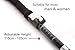Red-Guru Collapsible Telescopic Trekking Poles - All Terrain Outdoor Trail Hiking/Walking Sticks | Height Adjustable for Men and Women | Sweat Absorbing EVA Grips | 1 Pair Black