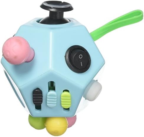 Twiddler Toys Fidget Dodecagon – 12 Sided Fidget Cube Relieves Stress and Anxiety – Toy Increases Focus and Attention for Children and Adults with ADHD, ADD OCD, and Autism