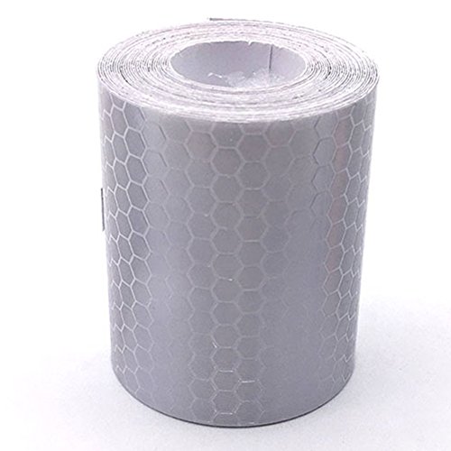 2 x 118 Inch Reflective Strips Auto Stickers Auto Styling Ships Raincoat Motorcycle Decoration Cars Safety Caution Warning Tapes