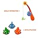 Bath Toys Fishing Game with Floating Fish Enjoy Bathing Fun Time Great Gift for Baby Kids Girls Boys 2 3 4 Years Old Early Education,Random delivery