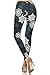 Leggings Depot Women's Fall/Winter Ultra Soft Christmas Reindeer Snowflake Print Holiday Fashion Leggings (Flurry Snows, Plus Size (Size 12-24))