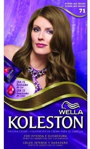 Wella Koleston Hair Color Kit 7 1 Medium Ash Blonde Price In Uae
