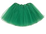 Rush Dance Ballerina Girls Dress-Up Princess Fairy Costume Recital Tutu (Kids 3-8 Years, Kelly Green)
