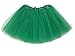 Rush Dance Ballerina Girls Dress-Up Princess Fairy Costume Recital Tutu (Kids 3-8 Years, Kelly Green)
