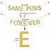 Same Pen-is Forever Gold Glitter Banner - Bachelorette Party Decorations - Hen Party Banner Decor - Large Size