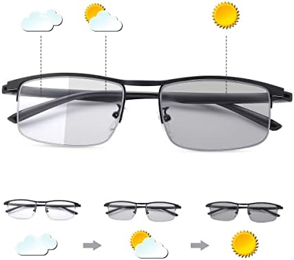 MIRYEA Photochromic Progressive Multifocus Reading Glasses