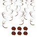 JOYIN Thanksgiving Party Decoration Set Including 4 Decor Friends, 1 Banner Hanging Garland, 6 Foil Swirls with Decorative Hanging Cutouts, 6 Double Thread Foil Swirls for Thanksgiving Holiday Decor