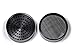 Doobie Doo Crew Extra Large Metal Herb Grinder with Catcher 2.95 Inch 4 Piece Black